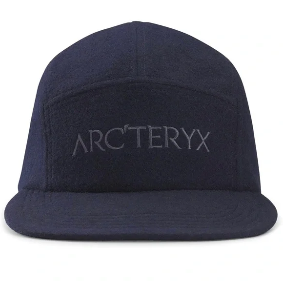 Arc'teryx Navy Blue 5 panel wool baseball cap - O/S - Picture 2 of 4